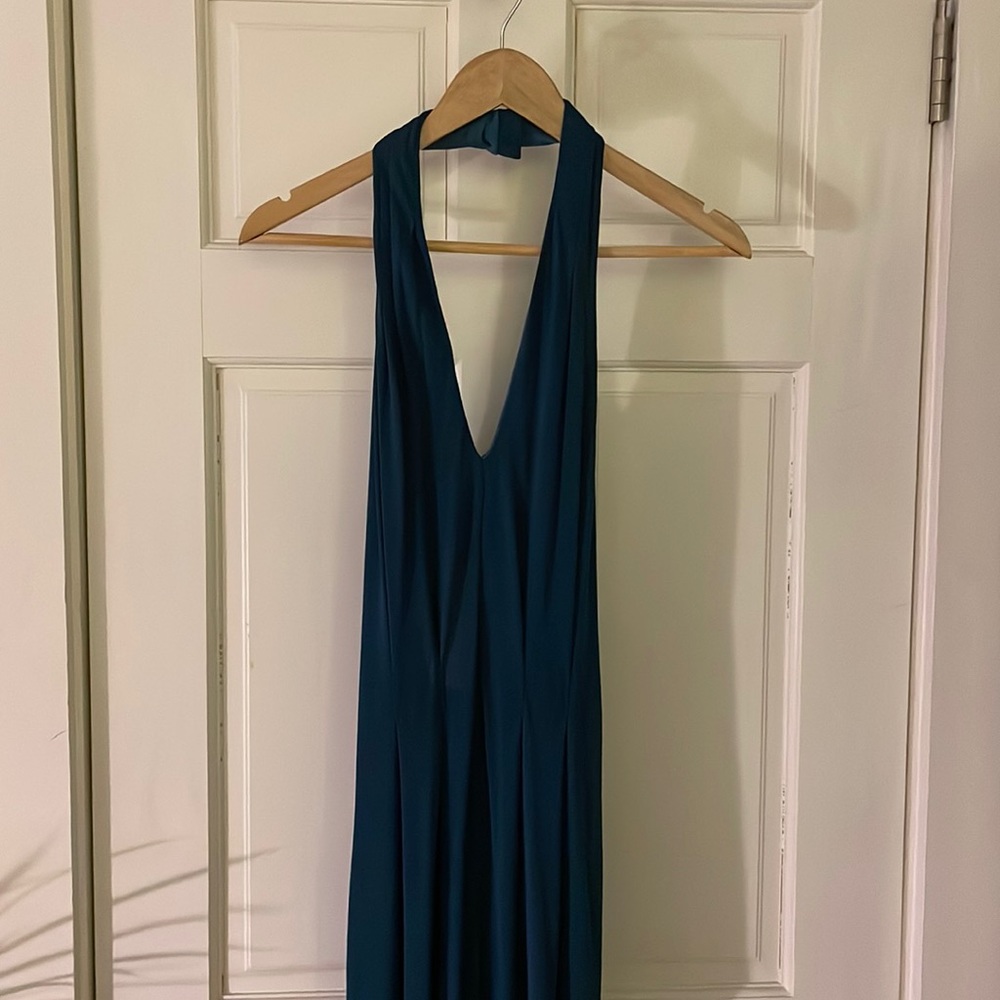 HALSTON HERITAGE, SMALL, JUMPSUIT/ROMPER, DARK TEAL
